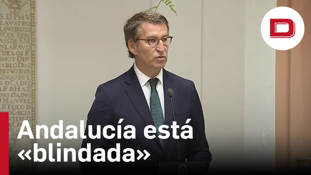 Feijóo valora que Andalucía esté «blindada» frente a «crisis institucional e inestabilidad política»