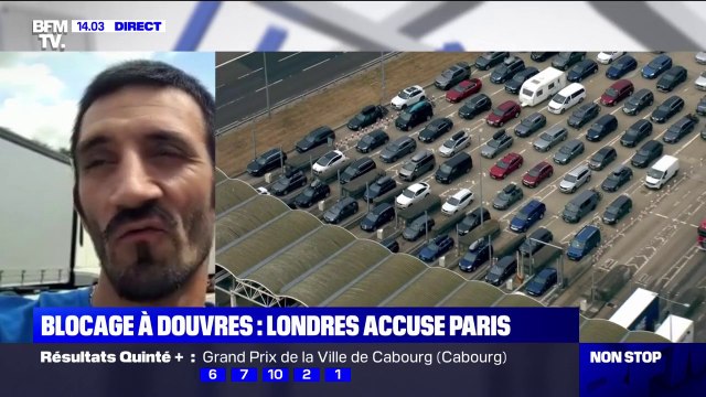 Jimmy Marconcini, chauffeur poids-lourds bloqué à Douvres: Les autorités nous disaient qu'il n'y avait personne à la douane française