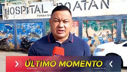 ¡Herido! Asaltantes tirotean a guardia en Coxen Hole, Roatán