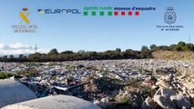 Operación policial conjunta contra el tráfico ilegal de residuos entre Francia y España / GUARDIA CIVIL
