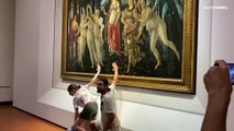 Aktivisten kleben sich an Botticelli-Meisterwerk fest