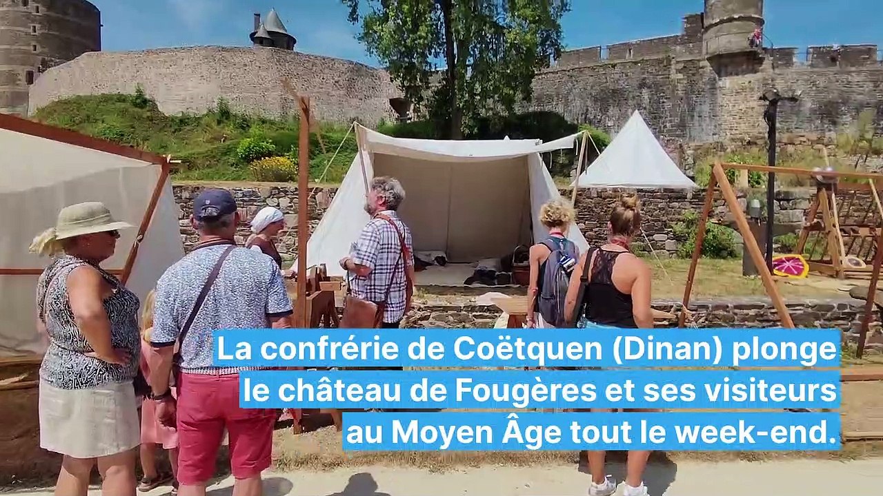 La confrérie de Coëtquen plonge le château de Fougères au Moyen Âge tout le week-end