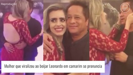 Após indireta de Poliana Rocha, fã que viralizou ao beijar Leonardo na camarim se defende. Confira!