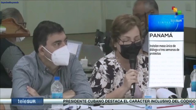 Síntesis 23-07: En Panamá instalan mesa única de diálogo