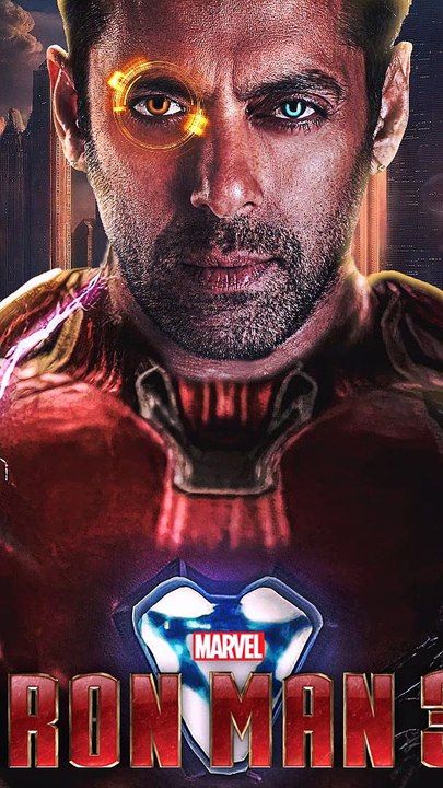 If Salman Khan play Iron Man Role Artwork