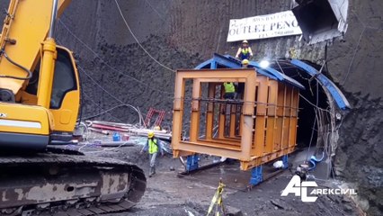 Perakitan Sliding Form Untuk Pekerjaan Tunel Atau Terowongan Bawah tanah Untuk Air