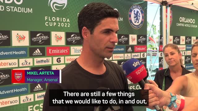 Arteta 'very happy' with Arsenal transfer activity