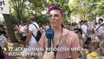 Több mint tízezren gyűltek össze a Budapest Pride-on