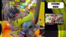 Wout van Aert Emotional Reaction To Jonas Vingegaard Winning Tour de France 2-22