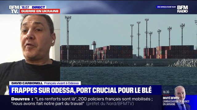 Frappes à Odessa: Les missiles sont passés au-dessus du centre-ville, là où se trouve ma boulangerie-café , affirme ce Français installé en Ukraine