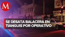 Reportan balacera durante operativo en la cuchilla, Puebla
