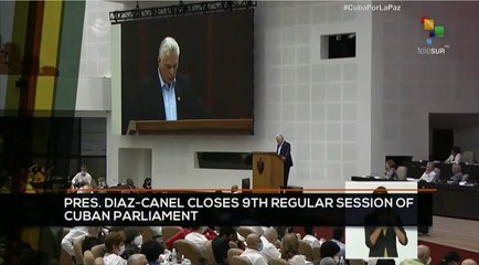 FTS 12:30 23-07: Cuban President closes 9th period of parliamentary sessions