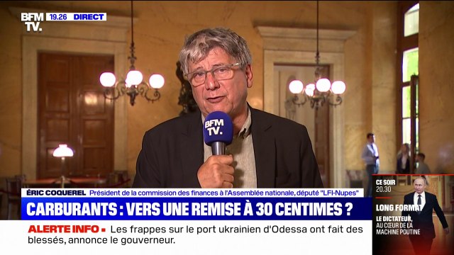 Prix du carburant: Il n'y aura pas de solution tant qu'on ne bloque pas les prix , affirme Éric Coquerel