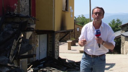 كاميرا العربية ترصد مشاهد مروعة لاحتراق نصف منازل قرية إسبانية