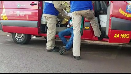Motociclista sofre cortes por linha de cerol pipa