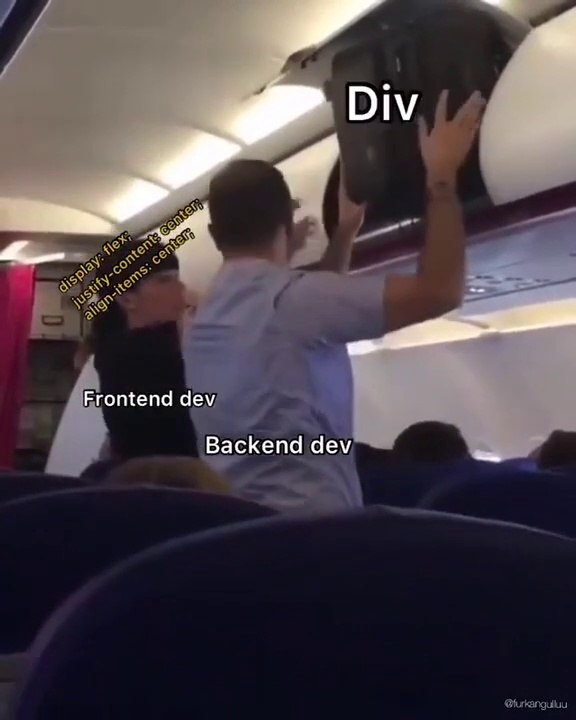 FrontEnd vs BackEnd Developer (got to push this DIV kkkkk)