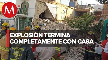 En Guadalajara, explosión de una casa deja un muerto