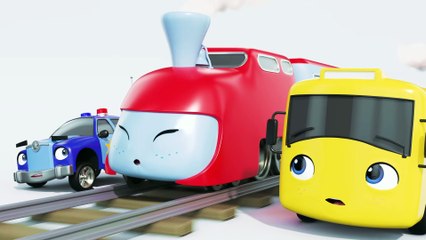 Buster and The Sleepy Train - Go Buster the Yellow Bus | Nursery Rhymes & Cartoons | LBB Kids
