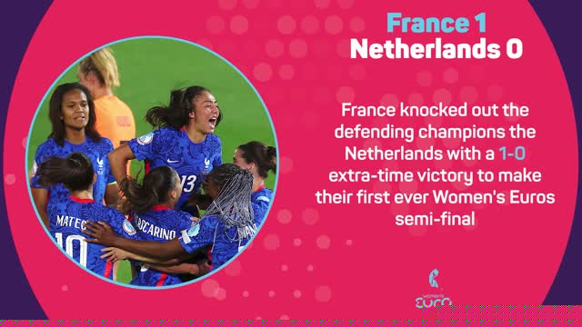 France 1-0 Netherlands (AET) fast match report