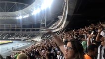 Torcida do Botafogo faz a festa após vitória sobre o Athletico no Niltão