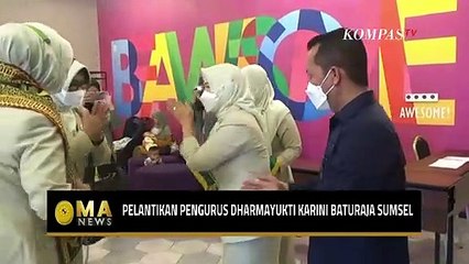 Pelantikan Pengurus Dharmayukti Karini Cabang Baturaja Masa Bakti 2022-2025 di Gelar Aula Hotel Zuri