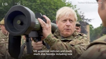 Boris Johnson giderayak bombaladı
