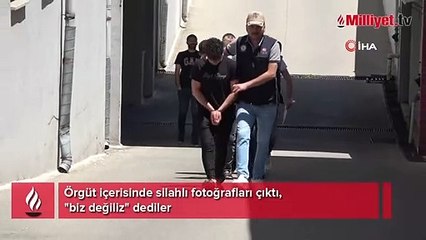 Örgüt içerisinde silahlı fotoğrafları çıktı, 'biz değiliz' dediler