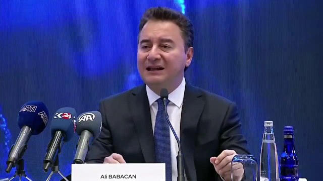 Deva Partisi Genel Başkanı Ali Babacan'ın Ekonomi ve Finans Eylem Planı Sunumu