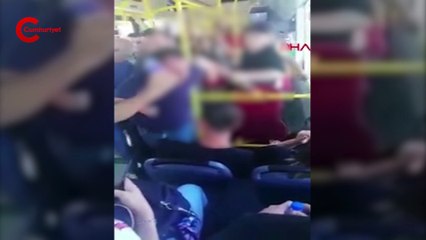 Otobüste başkasının fotoğrafını çektiği iddia edilen kişiye dayak