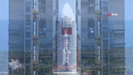 Çin "Long March 5B" roketini uzaya fırlattı