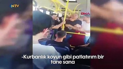 Otobüste kadınların fotoğrafını çeken şüpheliye dayak