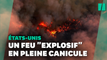 En pleine canicule aux États-Unis, un feu "explosif" se propage près du parc du Yosémite