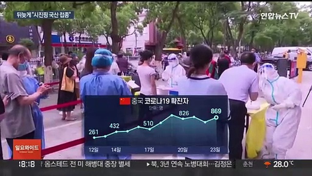 중국 "지도자들 국산 백신 접종"…부작용 논란 염두
