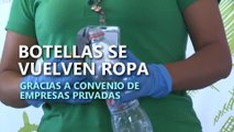 Botellas se vuelven ropa en Galápagos gracias a alianza de empresas privadas