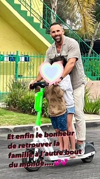 Faustine Bollaert maman : rare photo de ses enfants Abbie et Peter, les vacances commencent !
