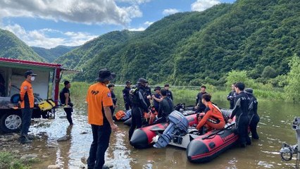 영월 남한강에서 실종된 60대 남성 사흘째 수색...난항 / YTN