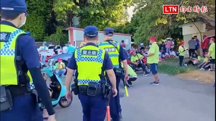 南市廟會鬥毆後首場大遶境登場 方仰寧坐鎮、200餘警力支援