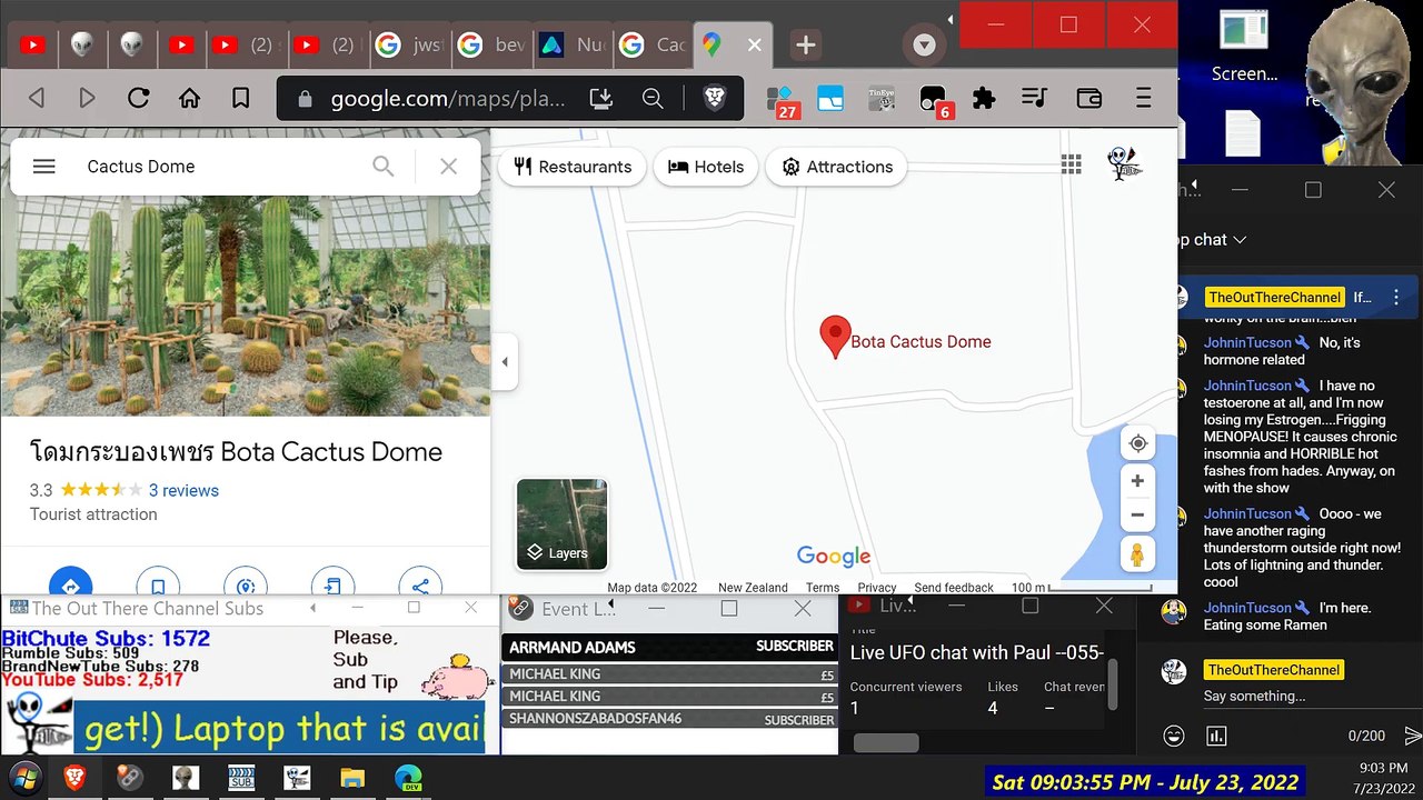 Live UFO chat with Paul --055- Secureteam10 Disinfo Agent JWST UAP + Pauls Ghost Stuff July 2022[6]
