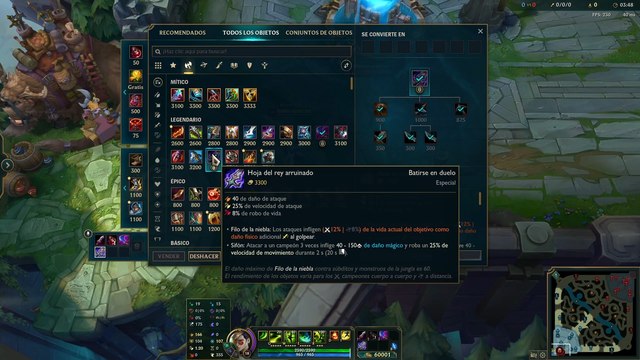 League of Legends : Quand l'ordre d'achat des objets modifie les dégâts finaux