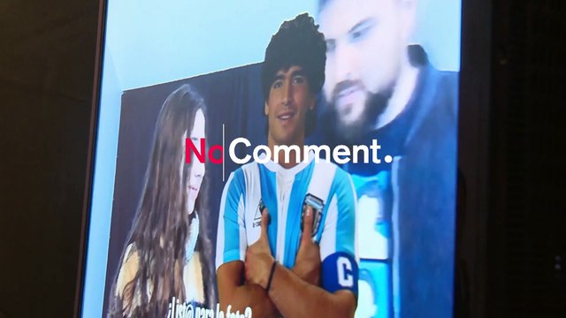 Argentinians send space messages for Maradona