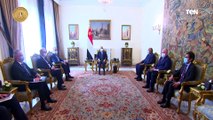 الرئيس السيسي يستقبل وزير خارجية روسيا الاتحادية سيرجي لافروف بقصر الاتحادية