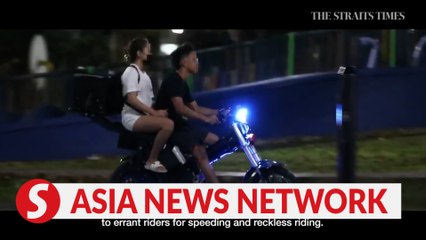 The Straits Times | Some PAB/PMD users still risking it on the roads