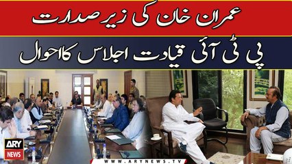 Summary of PTI’s leadership meeting under Party Chairman Imran Khan