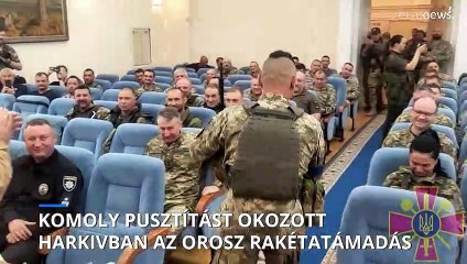 Komoly pusztítást okozott Harkivban a legutóbbi orosz rakétatámadás