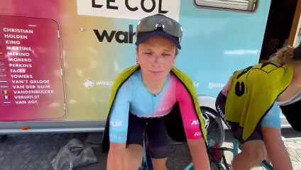 Tour de France Femmes 2022 - Gladys Verhulst, super combattive de la 1ère étape du Tour : "C'est vraiment amazing !"