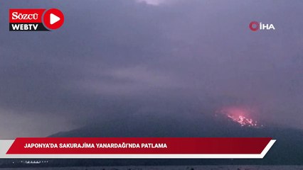 Japonya’da Sakurajima Yanardağı’nda patlama