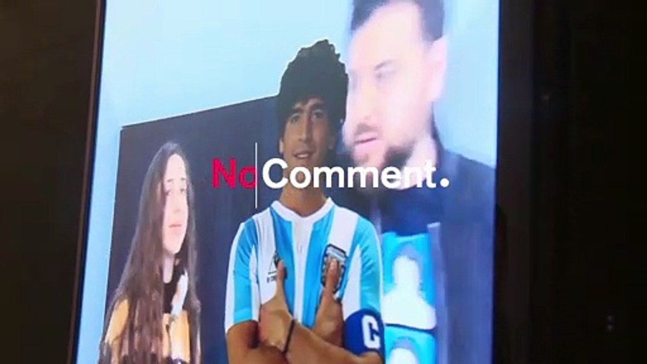 Diego Armando Maradona ganha "vida" em Buenos Aires