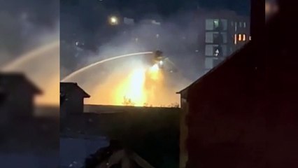 WATCH as firefighters tackle early hours blaze at Sheffield warehouse 