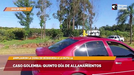 Caso Golemba: quinto día de allanamientos