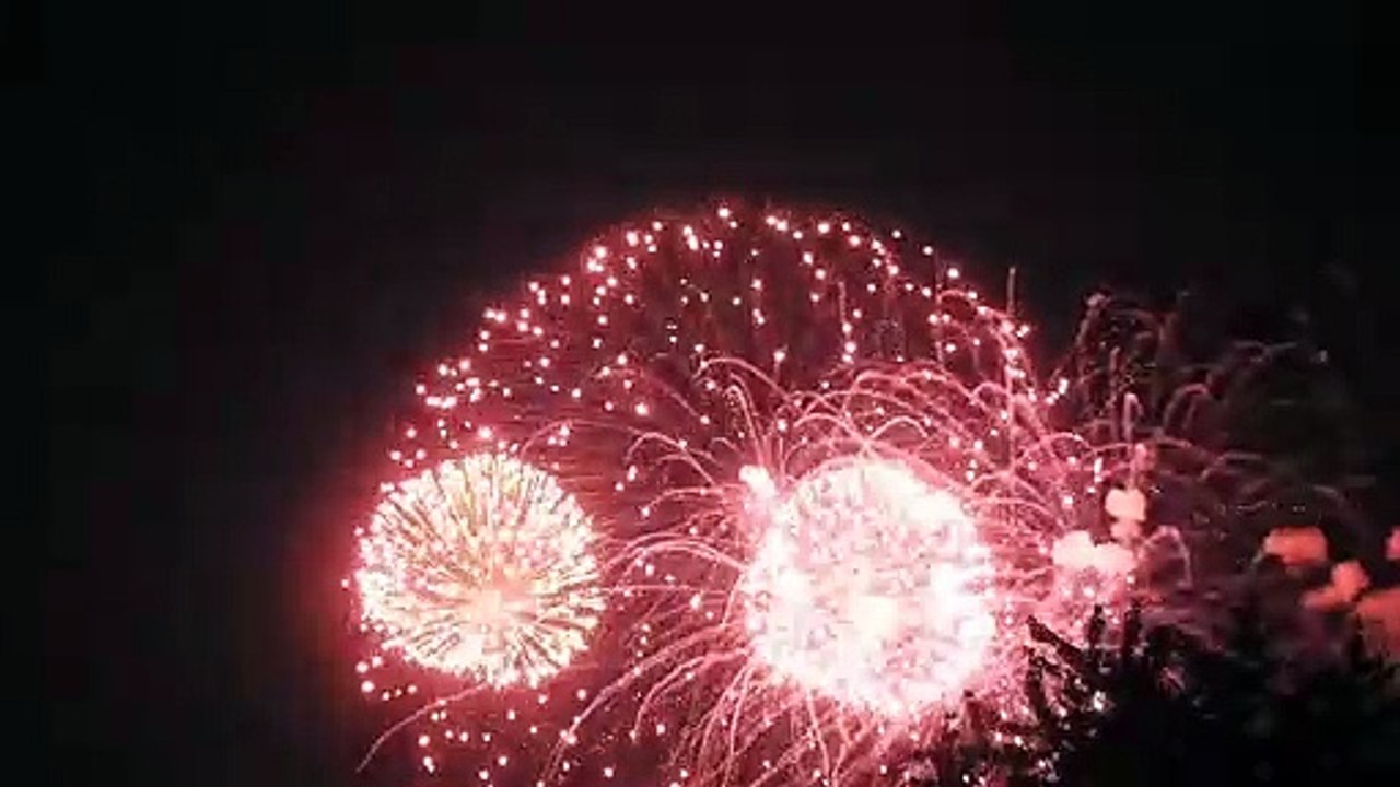 Nice colourful fire